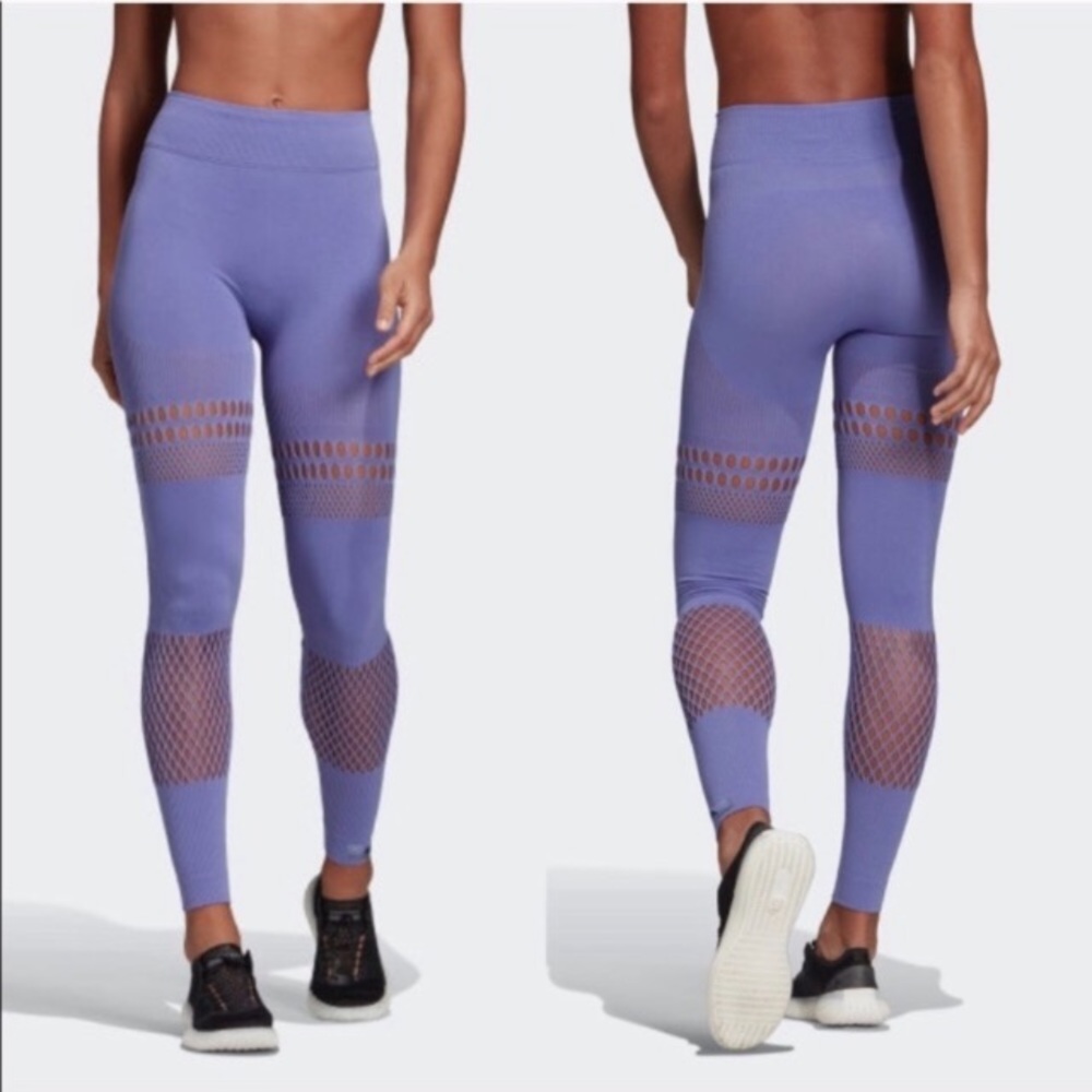 Adidas Stella Mccartney Warp Knit Tights Medium